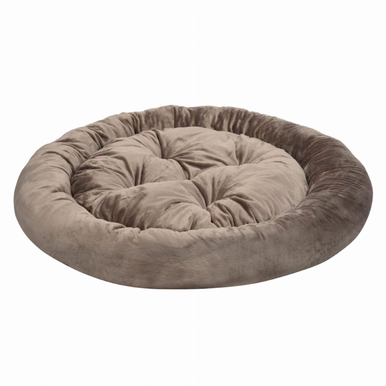 Verandi  legowisko okrągłe chmurka beżowe cappuccino XL- 120  cm