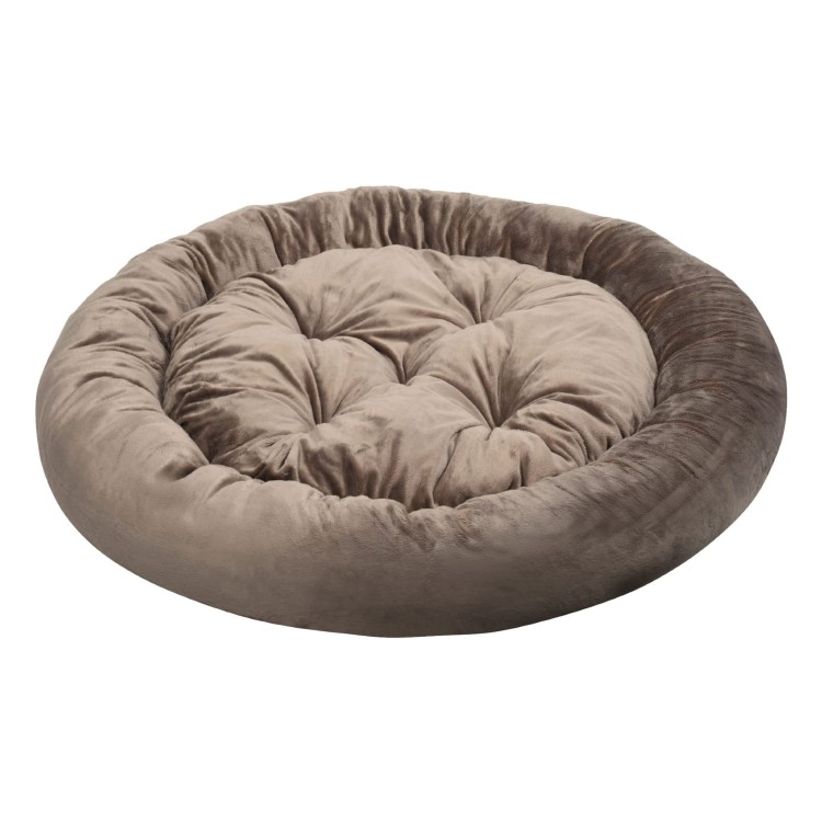 Verandi  legowisko okrągłe chmurka beżowe cappuccino XL- 120  cm