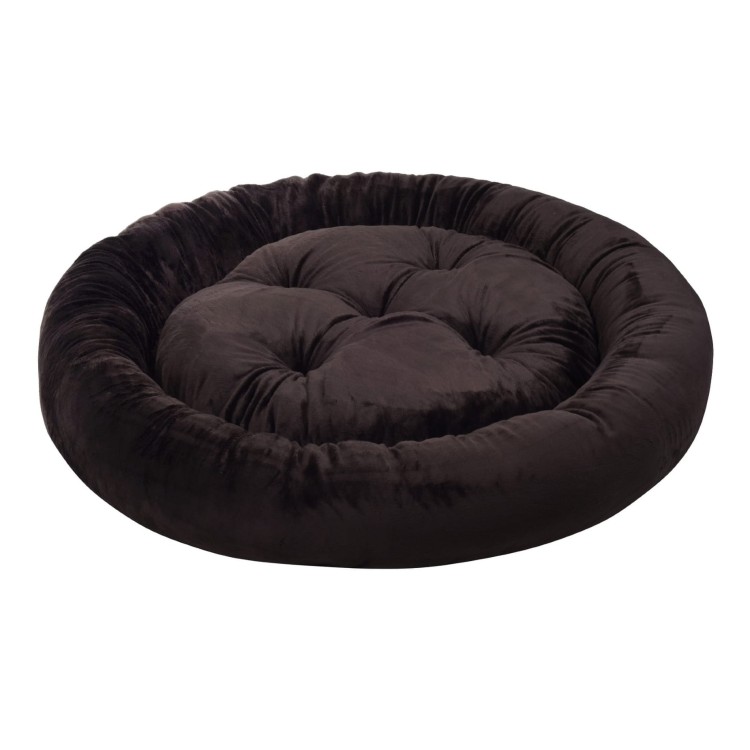 Verandi  legowisko okrągłe chmurka ciemny brąz XL - 120 cm